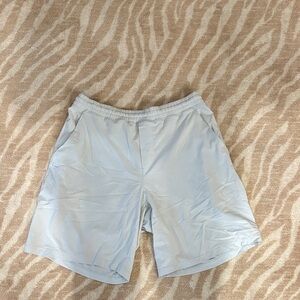 lululemon athletica Men's Light Blue Athletic Shorts
